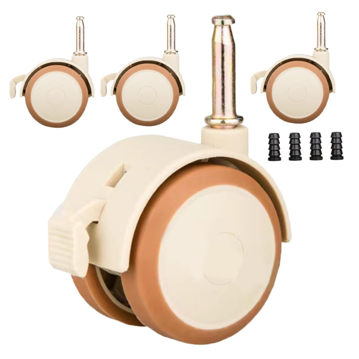 1/4 Pcs Nylon Swivel Caster Wh - Baby Nursery Trolley recension och pris