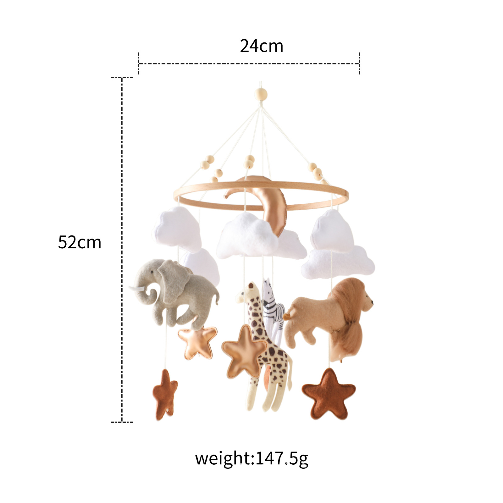 Hot Sale Nordic Handmade Felt  - Baby Nursery Sale recension och pris